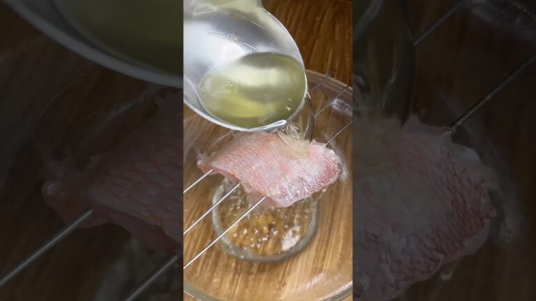 甘鯛の松笠揚げ#cooking #japanesefood #sashimi #おうちごはん