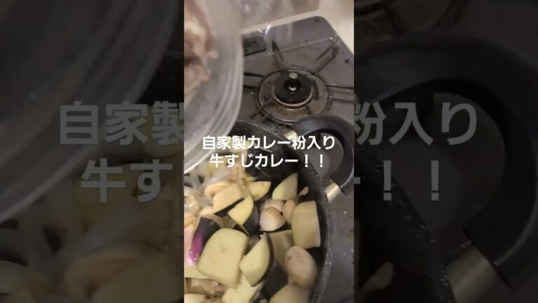 自家製カレー粉入り牛すじカレー#shorts #カレー
