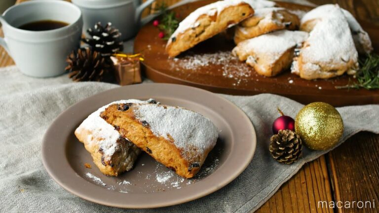 【シュトーレン風スコーン】クリスマスに♪シナモンとラム酒の香りがたまらい！