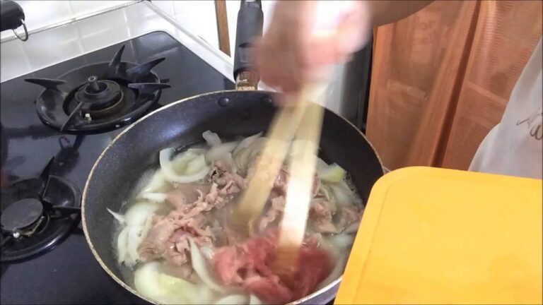 簡単料理　吉野家風　牛丼　How to make a beef bowl