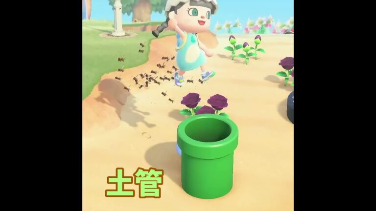 【あつ森】ハチの回避方法とは、、🐝！！？#shorts  #あつ森 #あつまれどうぶつの森 #ゲーム実況