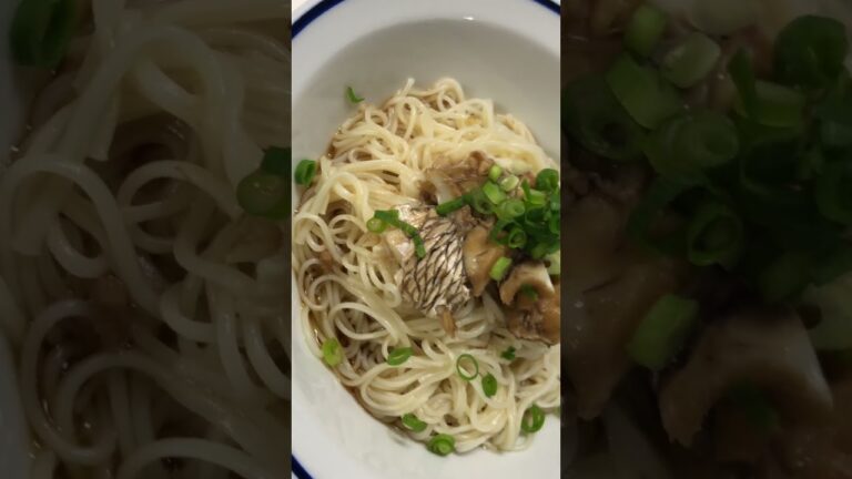広島の郷土料理【鯛そうめん】を作りました♪  #広島グルメ #そうめん #shorts