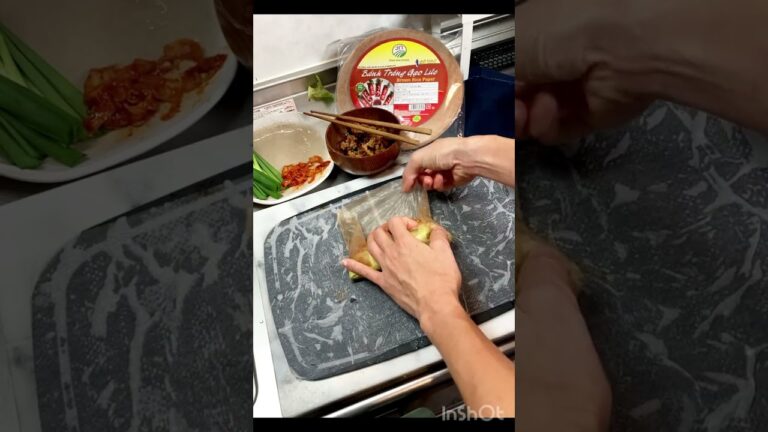 200円/15分で作れる韓国風プルコギ生春巻き