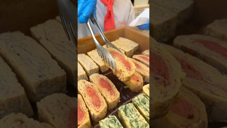 明太子を丸ごと挟んだ焼きたて卵焼き！鎌倉観光にもピッタリ【はんなりいなり】