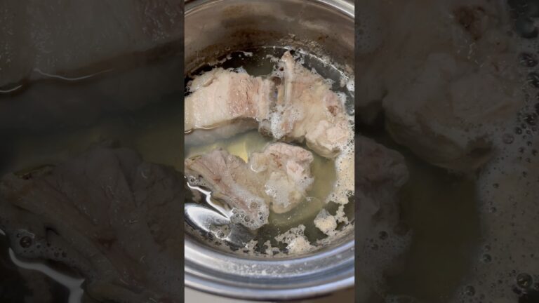 スペアリブの塩煮込み#cookingvideo