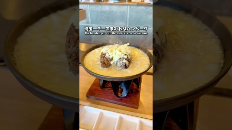 【衝撃】埼玉一チーズまみれなハンバーグ【越谷市】