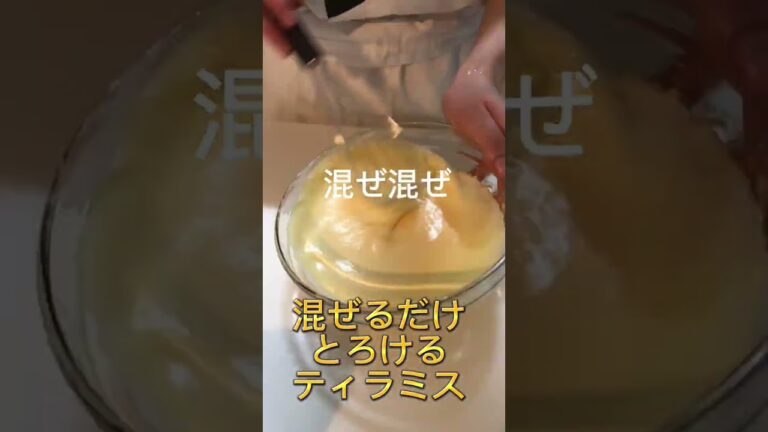 本格イタリア風のティラミス混ぜ技！とろける美味しさ！19歳男子作