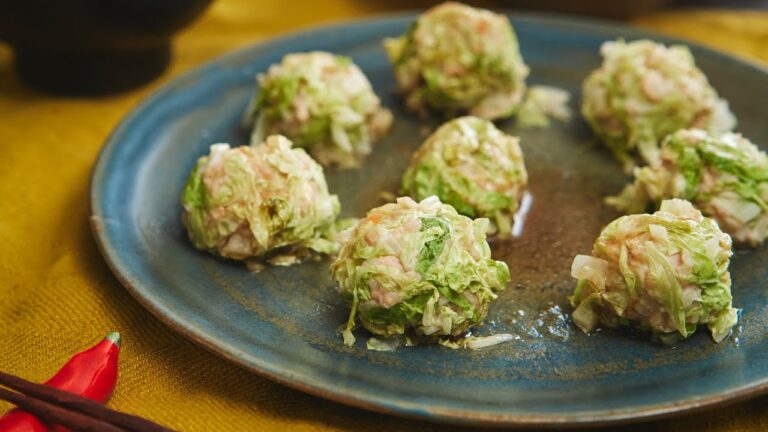 ドレッシングで食べる！包まない白菜シュウマイ