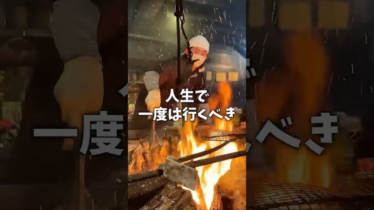 500万回再生🎉群馬の秘境で喰らう川魚〜魚籠屋（びくや） #群馬グルメ #囲炉裏 #japanesefood