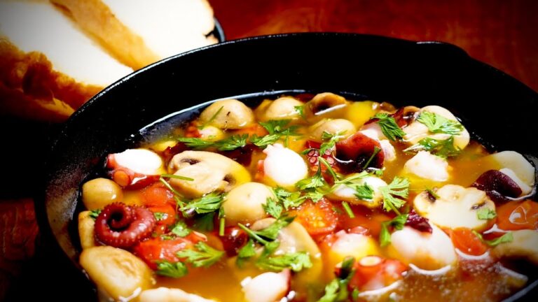 タコが小さくならないタコのアヒージョの作り方 How to make Octopus Ajillo