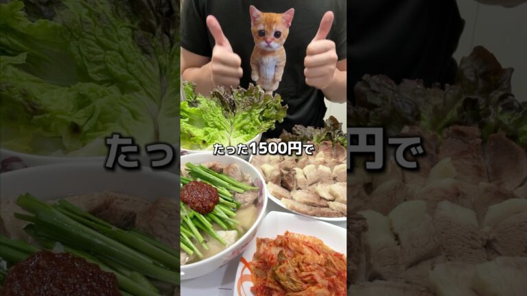 お家で✨ポッサム＆テジクッパ✨を簡単に作ろう！🍽️#韓国グルメ #韓国料理 #韓国料理レシピ #レシピ動画 #簡単レシピ #ポッサム #クッパ #テジクッパ#韓国すきな人と繋がりたい #料理動画