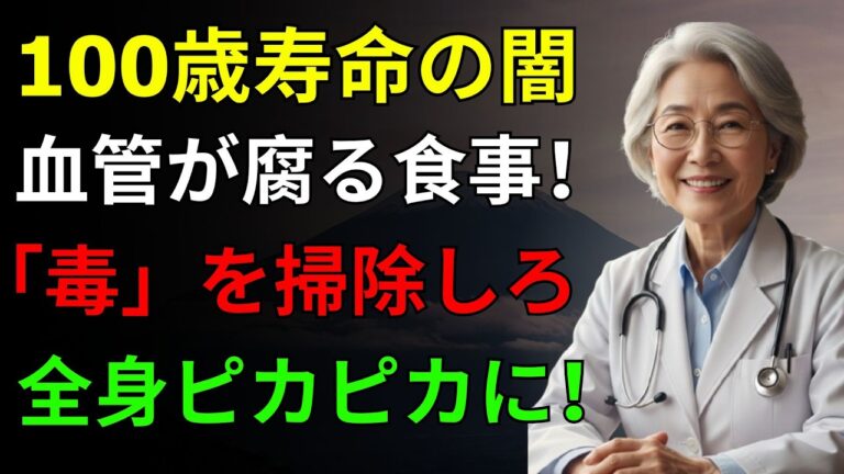 100歳まで現役！脳と血管をドロドロからピカピカへ。記憶力が劇的に蘇る「最高の食事術」と、絶対食べてはいけない毒物の正体 | 脳の健康 | 記憶力回復 | 血管をきれいにする | 危険な食べ物