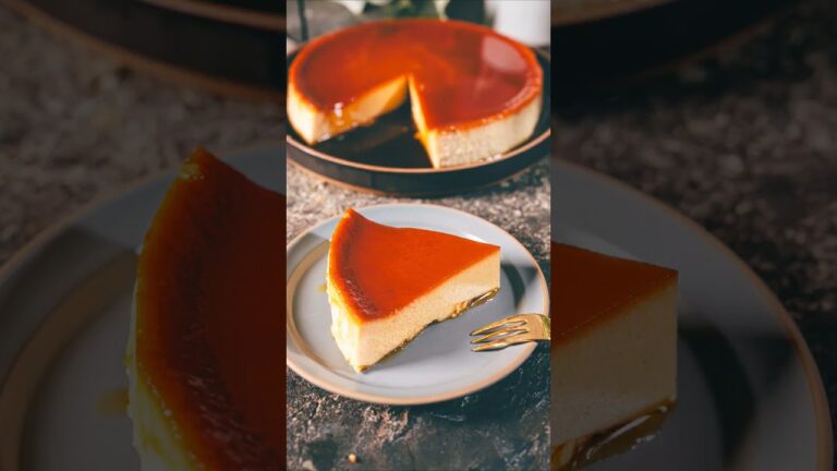 濃厚マスカルポーネ入り！自家製イタリアンプリン #プリン #お菓子作り #カラメルプリン