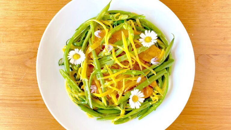 【フレンチ流・いんげんと未完熟マンゴーの春のサラダ仕立て#21】Haricot vert et Mangue