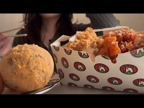 限界OL平日消耗した女ご褒美にチキンとチーズボール食べてHPを回復させる❤️‍🩹クリスピーチキンアンドトマト