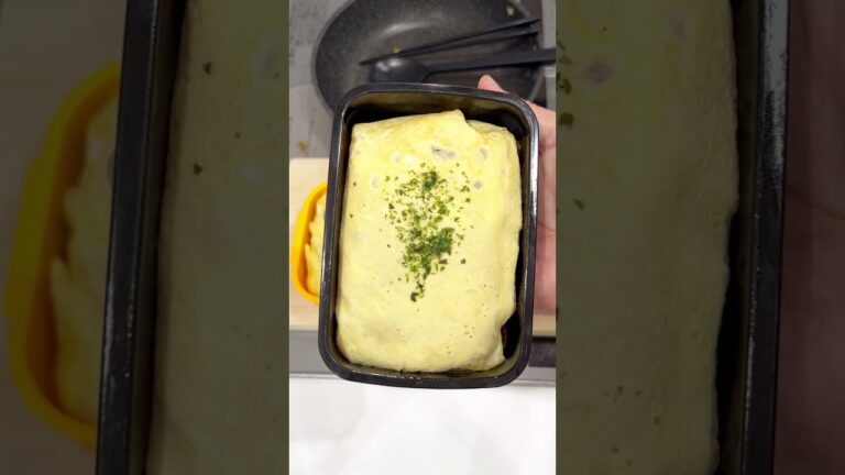 息子に作ったオムそば弁当！