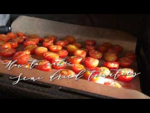 Semi-Dried Tomatoes | セミドライトマトの作り方 | 超甘い | 超簡単常備菜 | 焼くだけ簡単