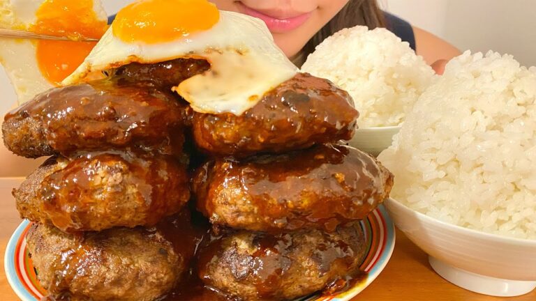 2人で過ごす最後の誕生日に肉汁まみれ山盛りハンバーグを食べる