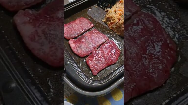 夕飯は、焼き肉＆ビビンバ🤩