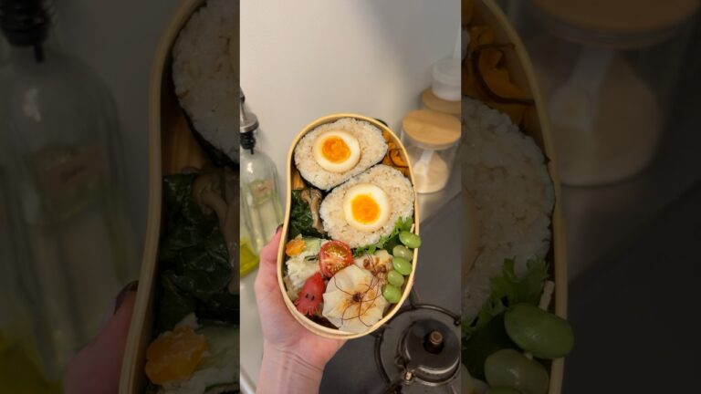 【味玉おにぎり弁当🥚】あったら絶対買うやつ🍙 #料理 #お弁当 #shorts