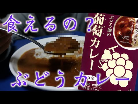 【驚愕】山梨名産の葡萄を使ったカレーが衝撃すぎたww I challenge eating the grape curry .
