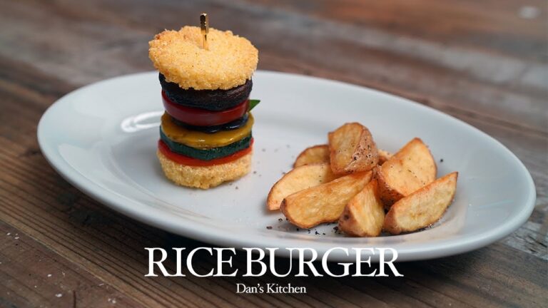 Rice Burger (vegan)｜夏野菜ライスバーガーの作り方