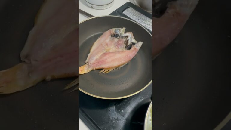 #short　ノドグロ冷凍干物のおいしい焼き方。父の日のプレゼント嬉しい。(^-^;
