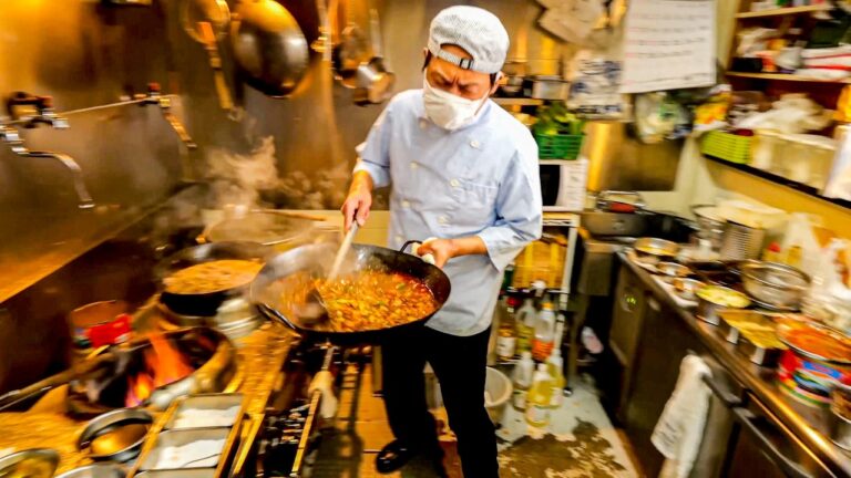 麻婆豆腐ラッシュ！巨大中華鍋を華麗に捌く鉄人店主の激うま中華食堂