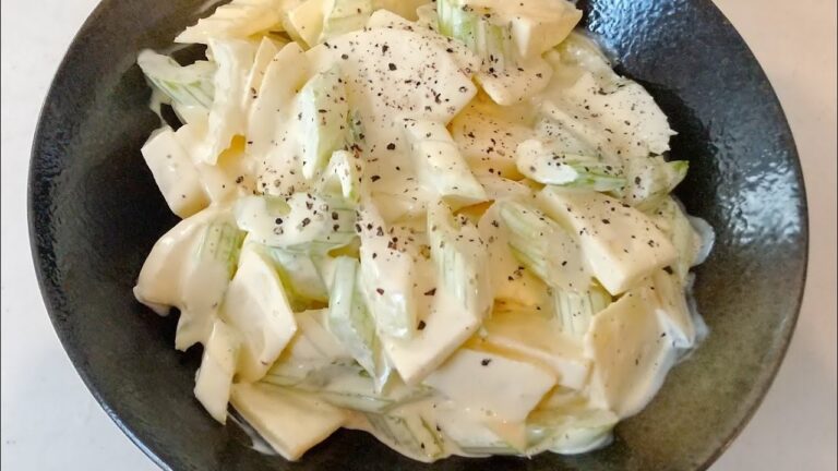 超美味しいリンゴとセロリのやみつきサラダ🍎Super delicious apple and celery addictive salad