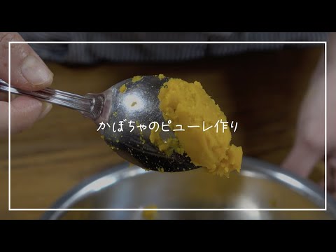 カボチャのピューレ｜たからべ森の学校