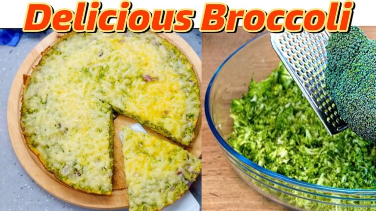 Delicious Broccoli Omelette ￼￼ おいしいブロッコリーオムレツRusiri Kitchen