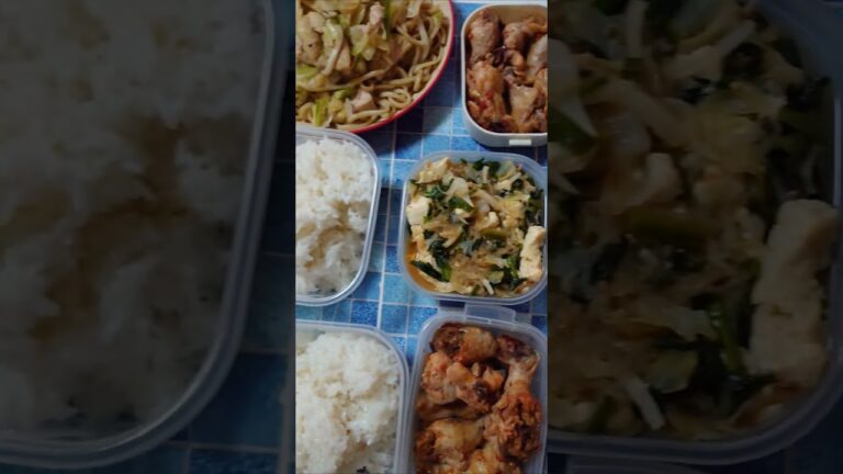 手羽元のとまと🍅煮込みとぉうすーぃの大根ニラしめじたまねぎ🧅キャベツ🥬おとうふ:⁠)豚肉うまみの麻婆豆腐たきたてごはん🍚キャベツと玉ねぎとしろいかまぼこ　とりのおだしを使ったお野菜たっぷり和風焼きそば