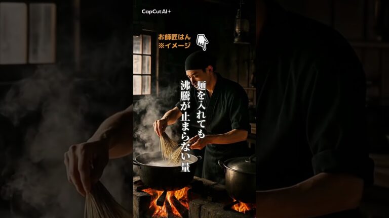 見てるだけで食べたくなる…生蕎麦の美味い茹で方！