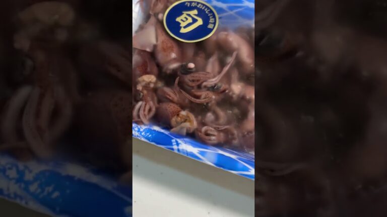 ホタルイカのパスタつくる