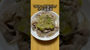 やみつき塩ダレ✨ネギ塩豚丼😋　#簡単レシピ #料理 #cooking