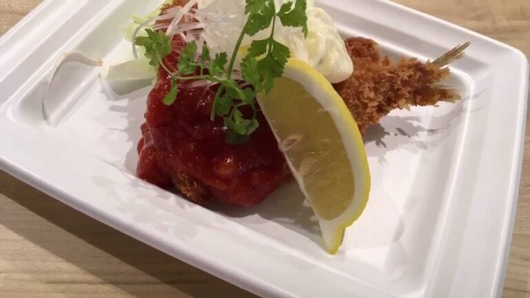 惣菜　簡単レシピ　12月　アジフライの2種ソース
