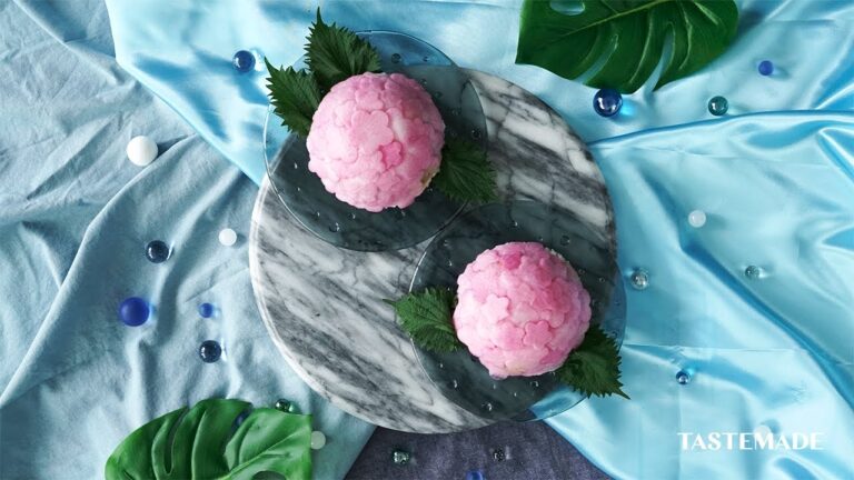 【ゆかり大根で💜】あじさいドームご飯💠#Shorts