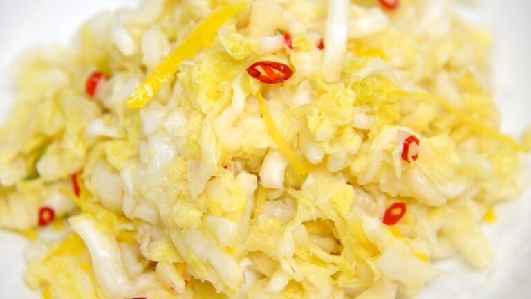 白菜のレモン漬け