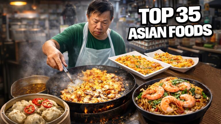 TOP 35 ASIAN STREET FOODS - Ultimate 6-Country Food Tour