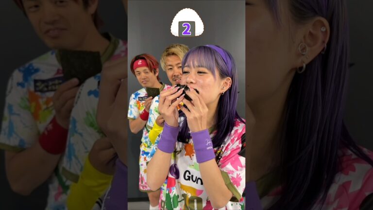 おにぎり何口で食べれる？ww#shorts