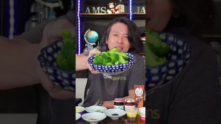 ブロッコリーでテンション上げるwww #shorts #飯テロ