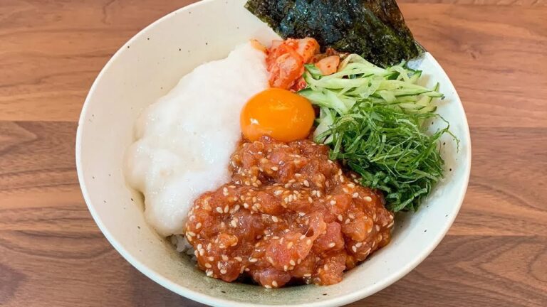 ねぎとろユッケ丼