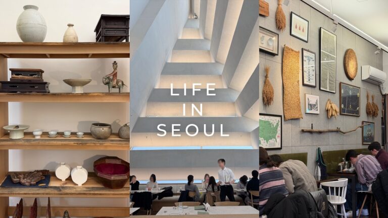 Seoul Vlog - Local Markets, Street Food & Korean BBQ | Cafe Hopping & Trending Dessert Spots
