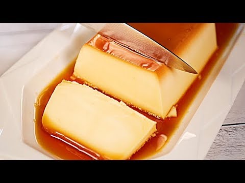 ゼラチンで作るイタリアンプリン No-Bake Cheesecake Flan Recipe