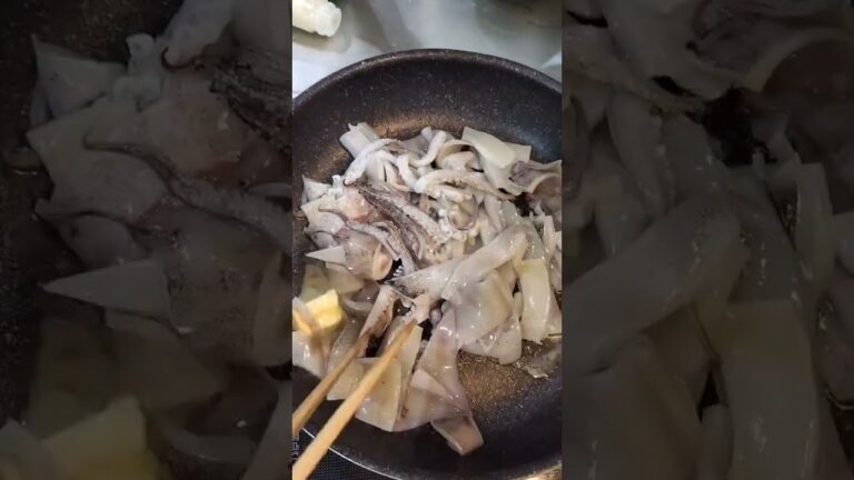 イカのねぎ焼き