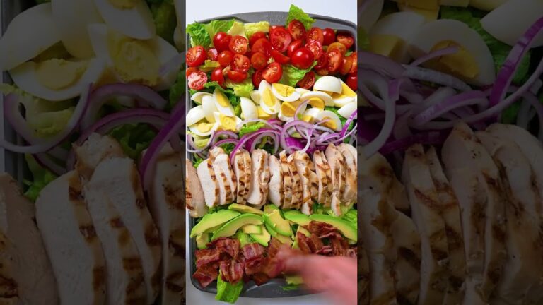 Sheet Pan Keto Cobb Salad - The BEST and EASIEST Cobb Salad Recipe you will ever make!