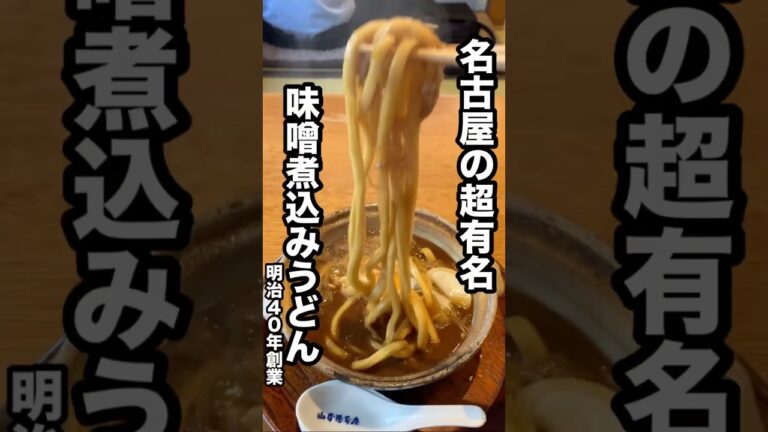 【名古屋】120年続く老舗の味噌煮込みうどん屋