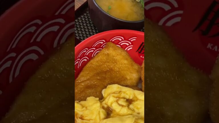 【ランチ】たれかつ 勝升 ふわとろエッグたれかつ丼 梅(3枚)