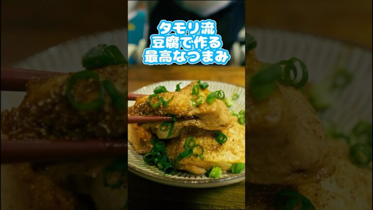 タモリ流、豆腐で作る最高なおつまみ　#shorts  #タモリ #豆腐  #ずんだもん  #簡単レシピ