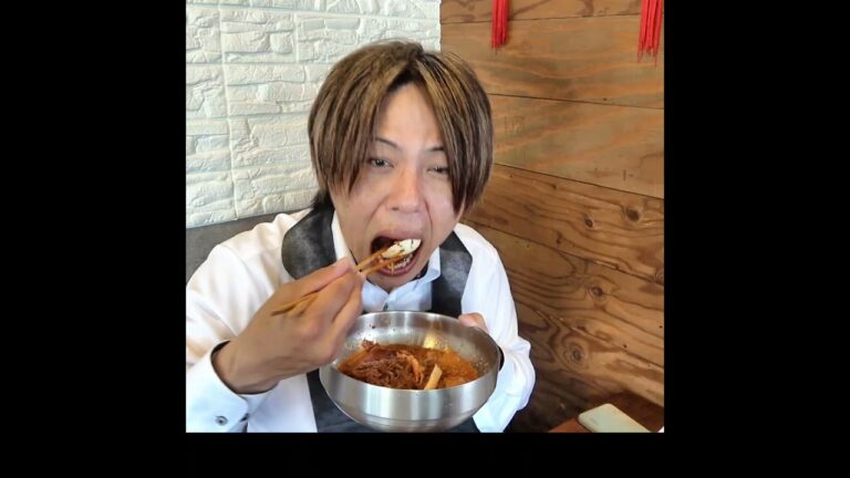 冷たい韓国ビビン麺！穴場です✨山梨にまだ出来たばかりで麻生十番からやって来た韓国家庭料理の人気店！💡韓国家庭料理 阿利水💡#韓国 #ビビン麺 #山梨に行こう